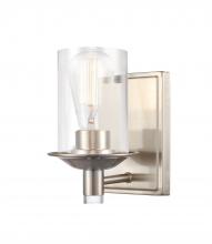 Innovations Lighting 417-1W-SN-G4172 - Manhattan - 1 Light - 5 inch - Satin Nickel - Bath Vanity Light