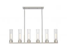 Innovations Lighting 429-6I-SN-G429-8CL - Empire - 6 Light - 44 inch - Satin Nickel - Linear Pendant