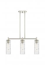 Innovations Lighting 434-3I-PN-G434-12DE - Crown Point - 3 Light - 31 inch - Polished Nickel - Island Light