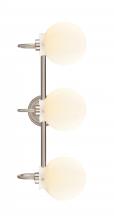 Innovations Lighting 437-3W-SN-W - Olivia Bath Vanity Light