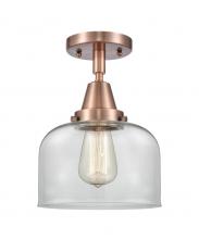 Innovations Lighting 447-1C-AC-G72 - Bell - 1 Light - 8 inch - Antique Copper - Flush Mount