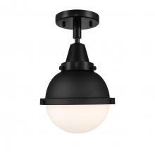 Innovations Lighting 447-1C-BK-HFS-61-BK - Hampden - 1 Light - 7 inch - Matte Black - Flush Mount