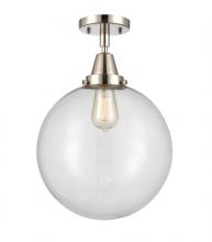 Innovations Lighting 447-1C-PN-G202-12 - Beacon - 1 Light - 12 inch - Polished Nickel - Flush Mount