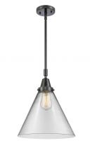 Innovations Lighting 447-1S-BK-G42-L - Cone - 1 Light - 12 inch - Matte Black - Mini Pendant