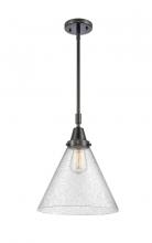 Innovations Lighting 447-1S-BK-G44-L - Cone - 1 Light - 12 inch - Matte Black - Mini Pendant