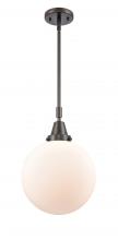 Innovations Lighting 447-1S-OB-G201-10 - Beacon - 1 Light - 10 inch - Oil Rubbed Bronze - Mini Pendant