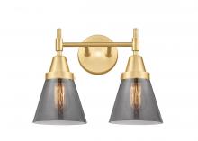 Innovations Lighting 447-2W-SG-G63 - Cone - 2 Light - 15 inch - Satin Gold - Bath Vanity Light