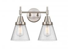 Innovations Lighting 447-2W-SN-G64 - Cone - 2 Light - 15 inch - Satin Nickel - Bath Vanity Light