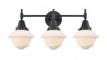  447-3W-BK-G531 - Oxford - 3 Light - 26 inch - Matte Black - Bath Vanity Light