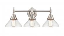 Innovations Lighting 447-3W-SN-SDY-LED - Caden - 3 Light - 26 inch - Satin Nickel - Bath Vanity Light