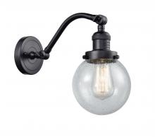 Innovations Lighting 515-1W-BK-G204-6 - Beacon - 1 Light - 6 inch - Matte Black - Sconce