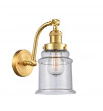 Innovations Lighting 515-1W-SG-G184 - Canton - 1 Light - 6 inch - Satin Gold - Sconce