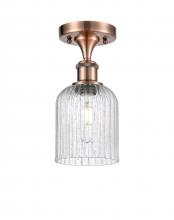 Innovations Lighting 516-1C-AC-G559-5SDY - Bridal Veil - 1 Light - 5 inch - Antique Copper - Semi-Flush Mount