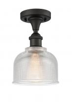 Innovations Lighting 516-1C-OB-G412 - Dayton - 1 Light - 6 inch - Oil Rubbed Bronze - Semi-Flush Mount