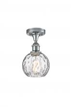 Innovations Lighting 516-1C-PC-G1215-6 - Athens Water Glass - 1 Light - 6 inch - Polished Chrome - Semi-Flush Mount