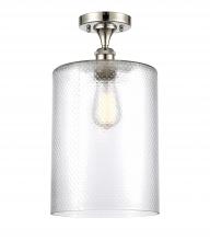 Innovations Lighting 516-1C-PN-G112-L - Cobbleskill - 1 Light - 9 inch - Polished Nickel - Semi-Flush Mount