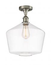 Innovations Lighting 516-1C-SN-G652-12 - Cindyrella - 1 Light - 12 inch - Brushed Satin Nickel - Semi-Flush Mount