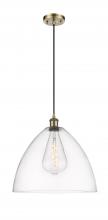 Innovations Lighting 516-1P-AB-GBD-162 - Bristol - 1 Light - 16 inch - Antique Brass - Cord hung - Pendant