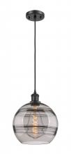 Innovations Lighting 516-1P-BK-G556-10SM - Rochester - 1 Light - 10 inch - Matte Black - Cord hung - Mini Pendant