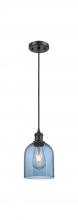 Innovations Lighting 516-1P-BK-G558-6BL - Bella - 1 Light - 6 inch - Matte Black - Cord hung - Mini Pendant