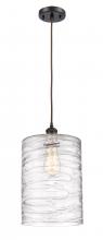 Innovations Lighting 516-1P-OB-G1113-L - Cobbleskill - 1 Light - 9 inch - Oil Rubbed Bronze - Cord hung - Mini Pendant