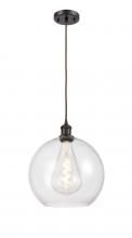 Innovations Lighting 516-1P-OB-G122-12 - Athens - 1 Light - 12 inch - Oil Rubbed Bronze - Cord hung - Mini Pendant