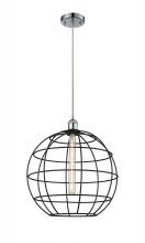 Innovations Lighting 516-1P-PC-CE-16-BK - Lake Placid - 1 Light - 16 inch - Polished Chrome - Mini Pendant