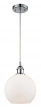 Innovations Lighting 516-1P-PC-G121 - Athens - 1 Light - 8 inch - Polished Chrome - Cord hung - Mini Pendant