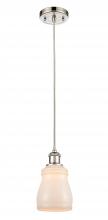 Innovations Lighting 516-1P-PN-G391 - Ellery - 1 Light - 5 inch - Polished Nickel - Cord hung - Mini Pendant