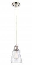 Innovations Lighting 516-1P-PN-G392 - Ellery - 1 Light - 5 inch - Polished Nickel - Cord hung - Mini Pendant