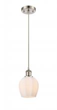 Innovations Lighting 516-1P-SN-G461-6 - Norfolk - 1 Light - 6 inch - Brushed Satin Nickel - Cord hung - Mini Pendant