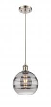 Innovations Lighting 516-1P-SN-G556-8SM - Rochester - 1 Light - 8 inch - Brushed Satin Nickel - Cord hung - Mini Pendant