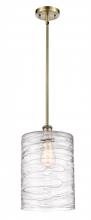  516-1S-AB-G1113-L-LED - Cobbleskill - 1 Light - 9 inch - Antique Brass - Mini Pendant