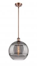 Innovations Lighting 516-1S-AC-G556-12SM - Rochester - 1 Light - 12 inch - Antique Copper - Mini Pendant