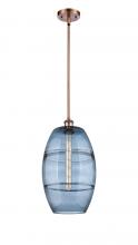 Innovations Lighting 516-1S-AC-G557-10BL - Vaz - 1 Light - 10 inch - Antique Copper - Mini Pendant