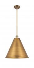 Innovations Lighting 516-1S-BB-MBC-16-BB - Berkshire - 1 Light - 16 inch - Brushed Brass - Pendant