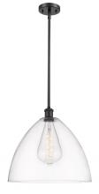  516-1S-BK-GBD-162 - Bristol - 1 Light - 16 inch - Matte Black - Pendant