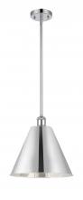 Innovations Lighting 516-1S-PC-MBC-12-PC - Berkshire - 1 Light - 12 inch - Polished Chrome - Pendant