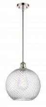 Innovations Lighting 516-1S-PN-G1214-12 - Athens Twisted Swirl - 1 Light - 12 inch - Polished Nickel - Mini Pendant