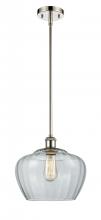 Innovations Lighting 516-1S-PN-G92-L - Fenton - 1 Light - 11 inch - Polished Nickel - Mini Pendant