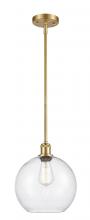 Innovations Lighting 516-1S-SG-G124-10 - Athens - 1 Light - 10 inch - Satin Gold - Mini Pendant