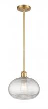 Innovations Lighting 516-1S-SG-G555-10CL - Ithaca - 1 Light - 10 inch - Satin Gold - Mini Pendant