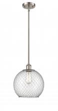 Innovations Lighting 516-1S-SN-G122-10CSN - Farmhouse Chicken Wire - 1 Light - 10 inch - Brushed Satin Nickel - Mini Pendant