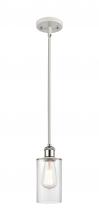 Innovations Lighting 516-1S-WPC-G802 - Clymer - 1 Light - 4 inch - White Polished Chrome - Mini Pendant