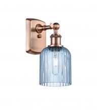 Innovations Lighting 516-1W-AC-G559-5BL - Bridal Veil - 1 Light - 5 inch - Antique Copper - Sconce