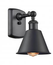 Innovations Lighting 516-1W-BK-M8 - Smithfield - 1 Light - 7 inch - Matte Black - Sconce