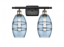 Innovations Lighting 516-2W-BAB-G557-6BL - Vaz - 2 Light - 16 inch - Black Antique Brass - Bath Vanity Light