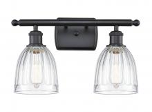 Innovations Lighting 516-2W-BK-G442 - Brookfield - 2 Light - 16 inch - Matte Black - Bath Vanity Light