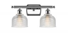 Innovations Lighting 516-2W-PC-G412 - Dayton - 2 Light - 16 inch - Polished Chrome - Bath Vanity Light