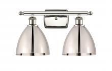 Innovations Lighting 516-2W-PN-MBD-75-PN - Bristol - 2 Light - 18 inch - Polished Nickel - Bath Vanity Light